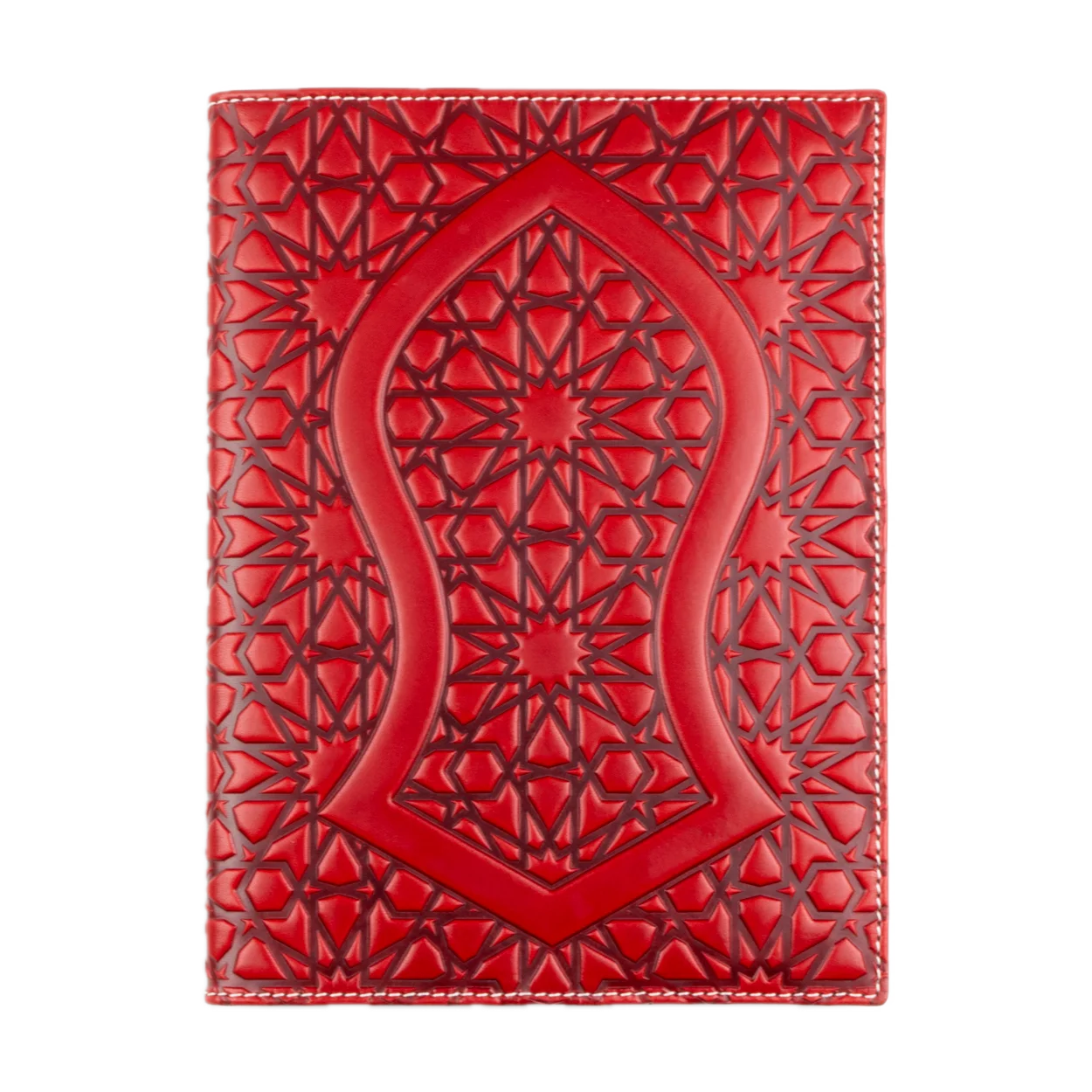 Funda de piel roja