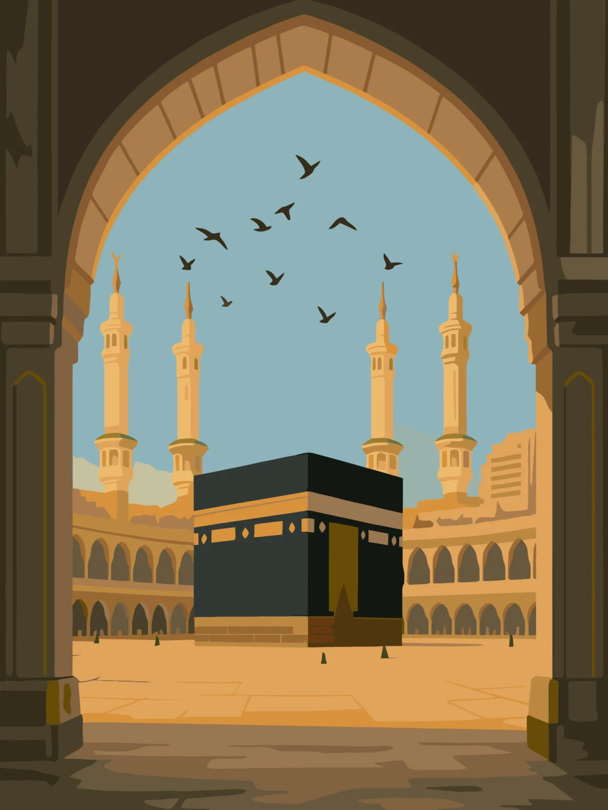 Lienzo para pintar - Mezquita Al Haram - imagen 5
