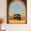 Lienzo para pintar - Mezquita Al Haram - lienzo colgado en pared