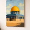 Lienzo para pintar - Mezquita Al Quds - lienzo colgado en pared
