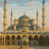 Lienzo para pintar - Mezquita Azul - imagen 5