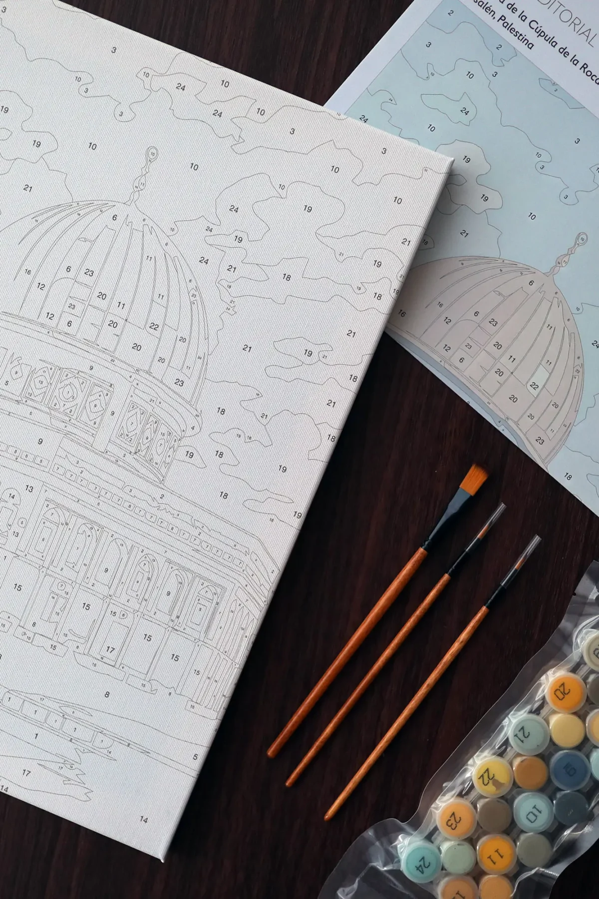 Lienzo para pintar - Mezquita Al Quds - detalle