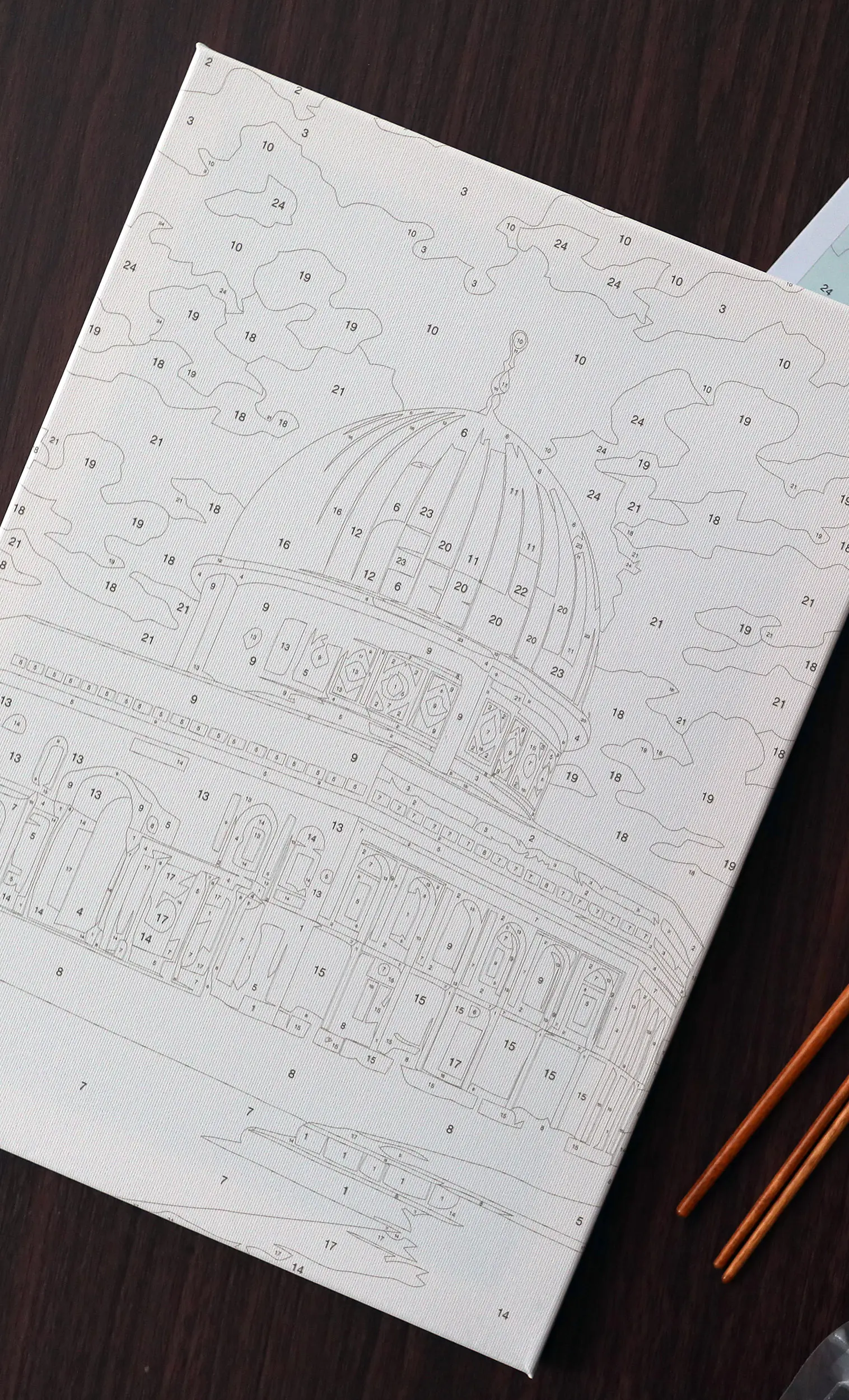 Lienzo Mezquita Al-Quds