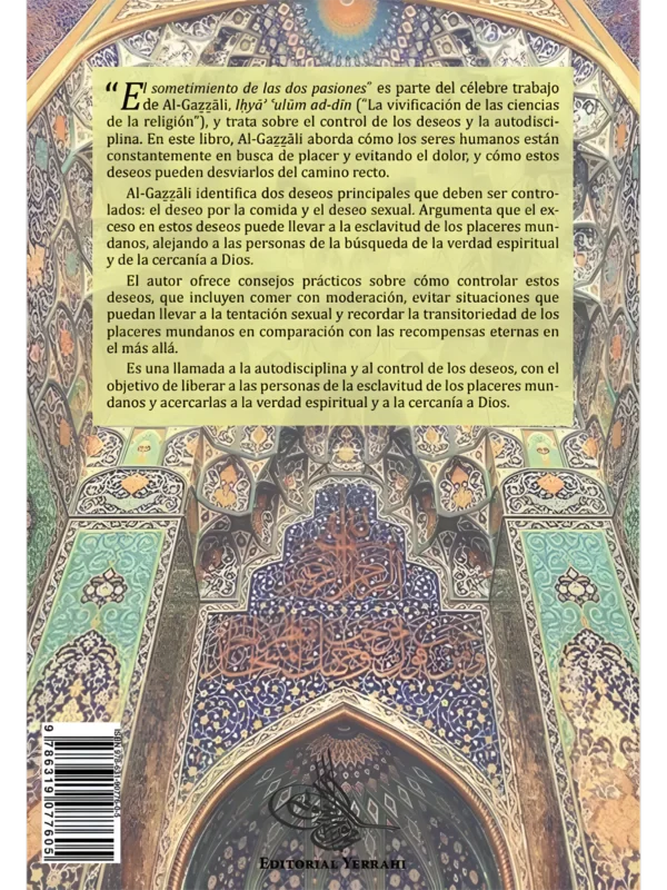 Libro 23 - El sometimiento de las dos pasiones - contraportada