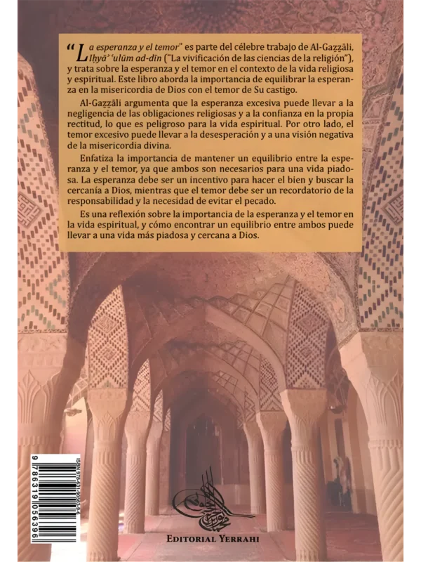 Libro 33 - La esperanza y el temor - contraportada