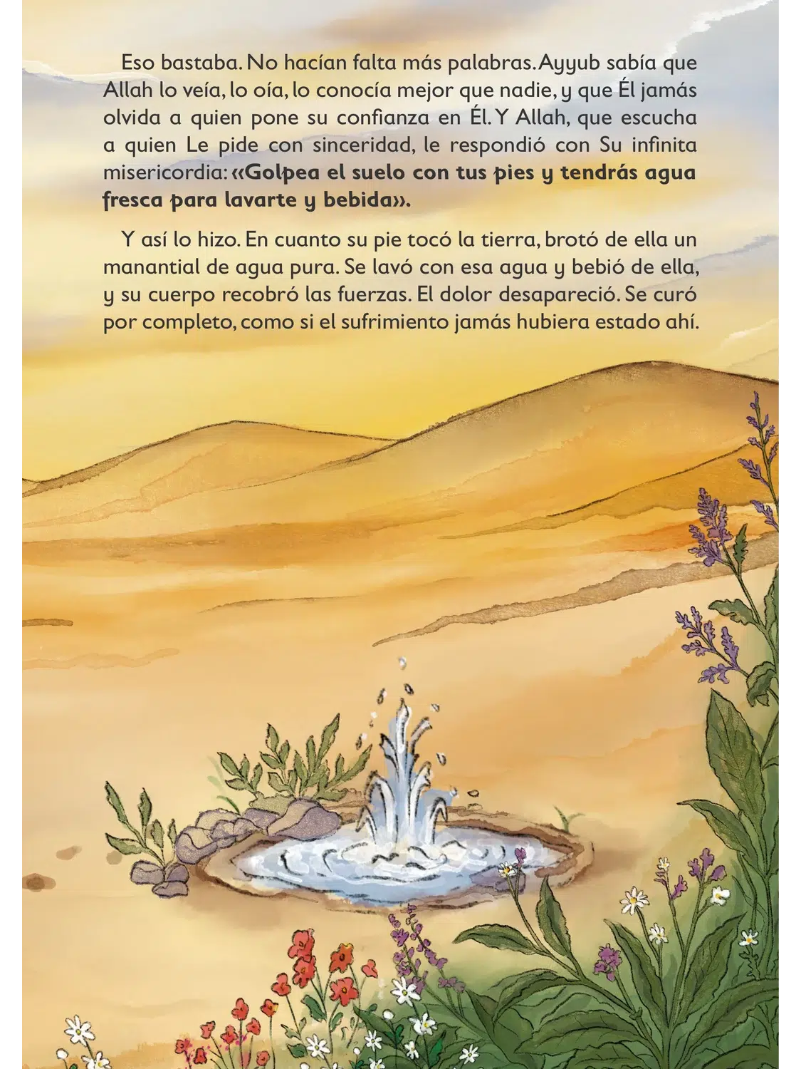 Página interior de Ayyub, el paciente: el manantial que brotó en el desierto