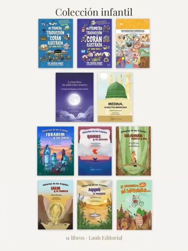 Las once portadas de la Colección para niños de Lauh Editorial